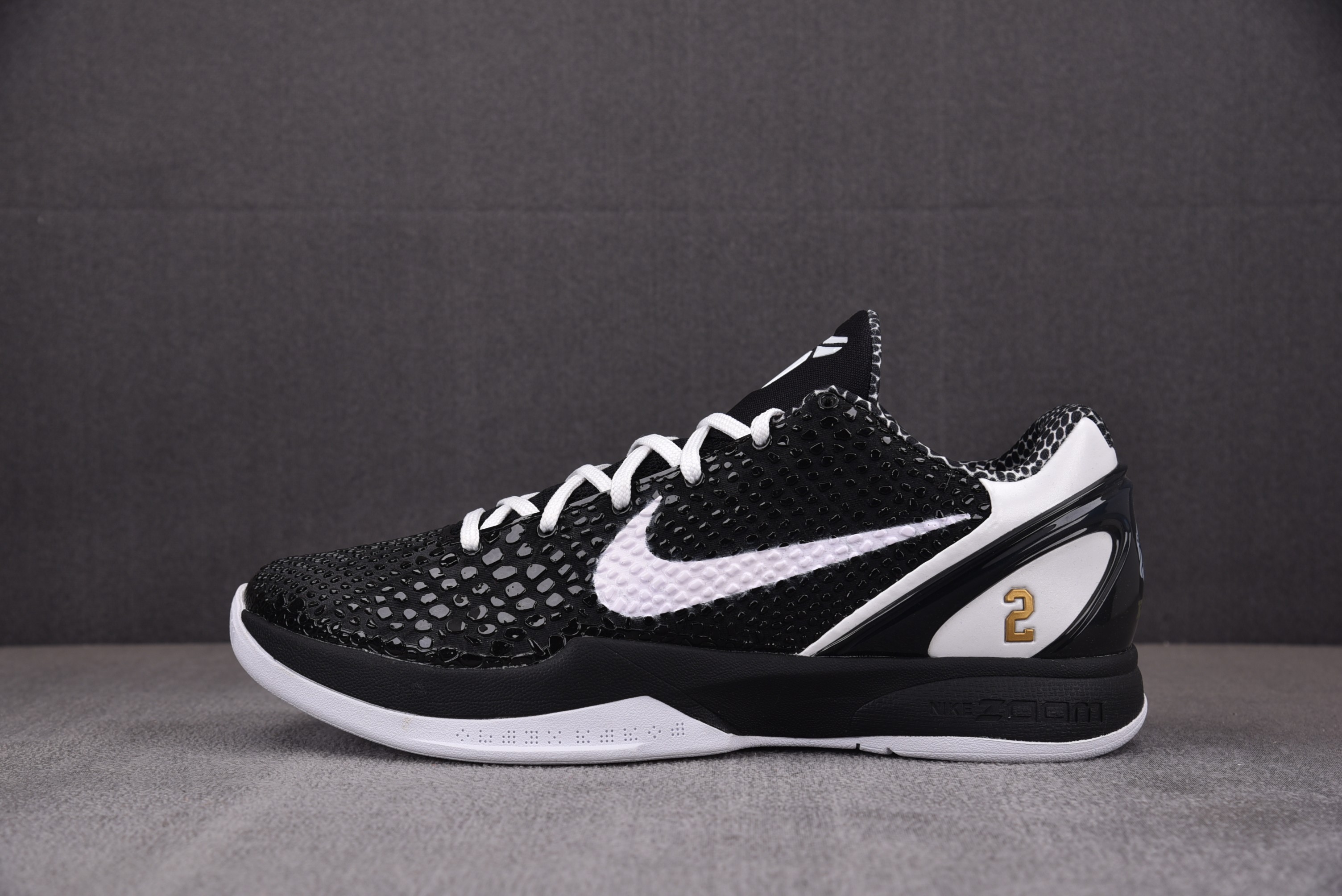 【H12】NK Kobe 6 Protro‘Mambacita Sweet 16’黑白 GiGi 曼巴基金会 CW2190-002