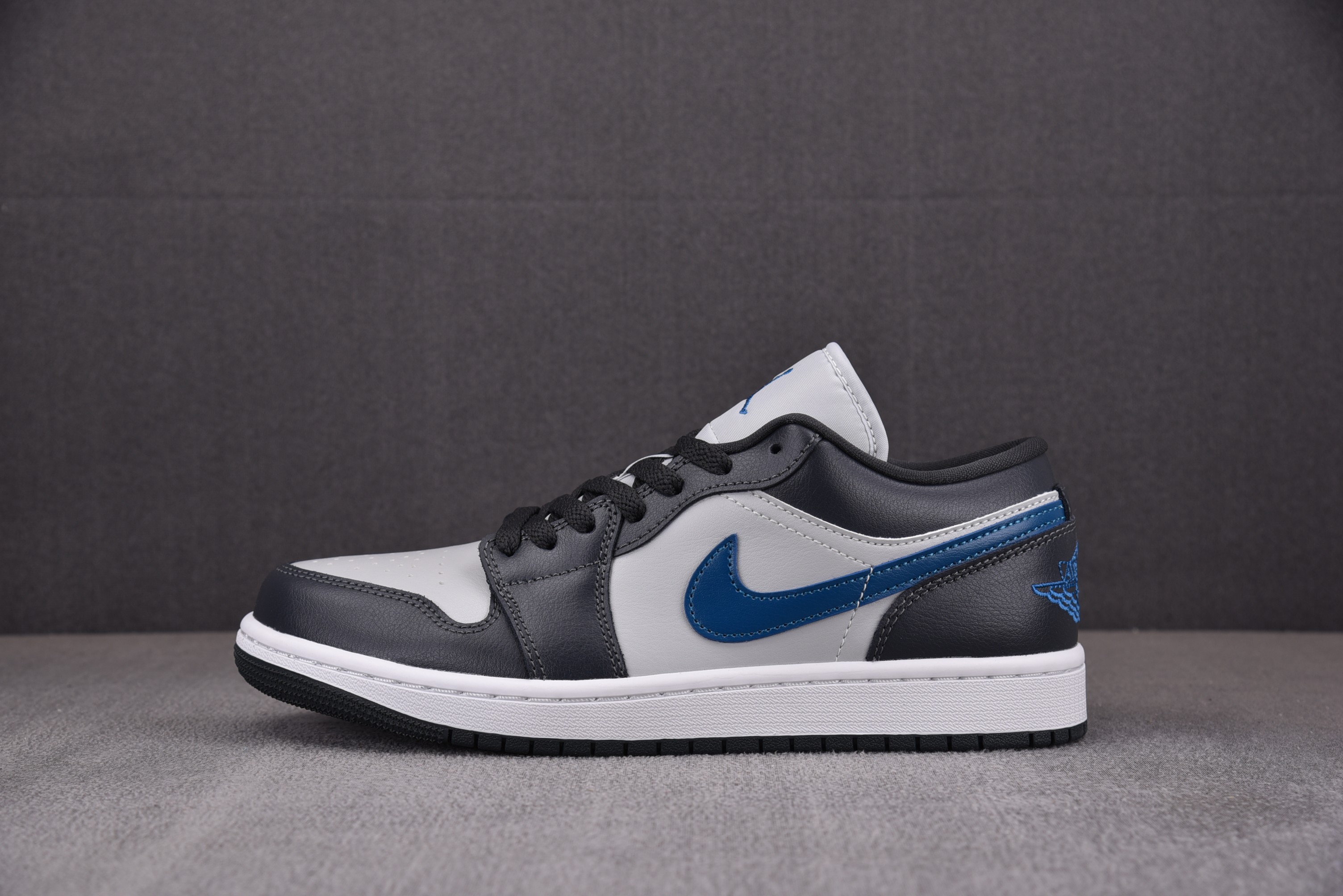 【CJ】Air Jordan 1 Low 黑灰蓝 DC0774-040