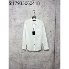 [사슬공장] 루이비통 24SS LV VERS 자수 긴팔 셔츠 화이트