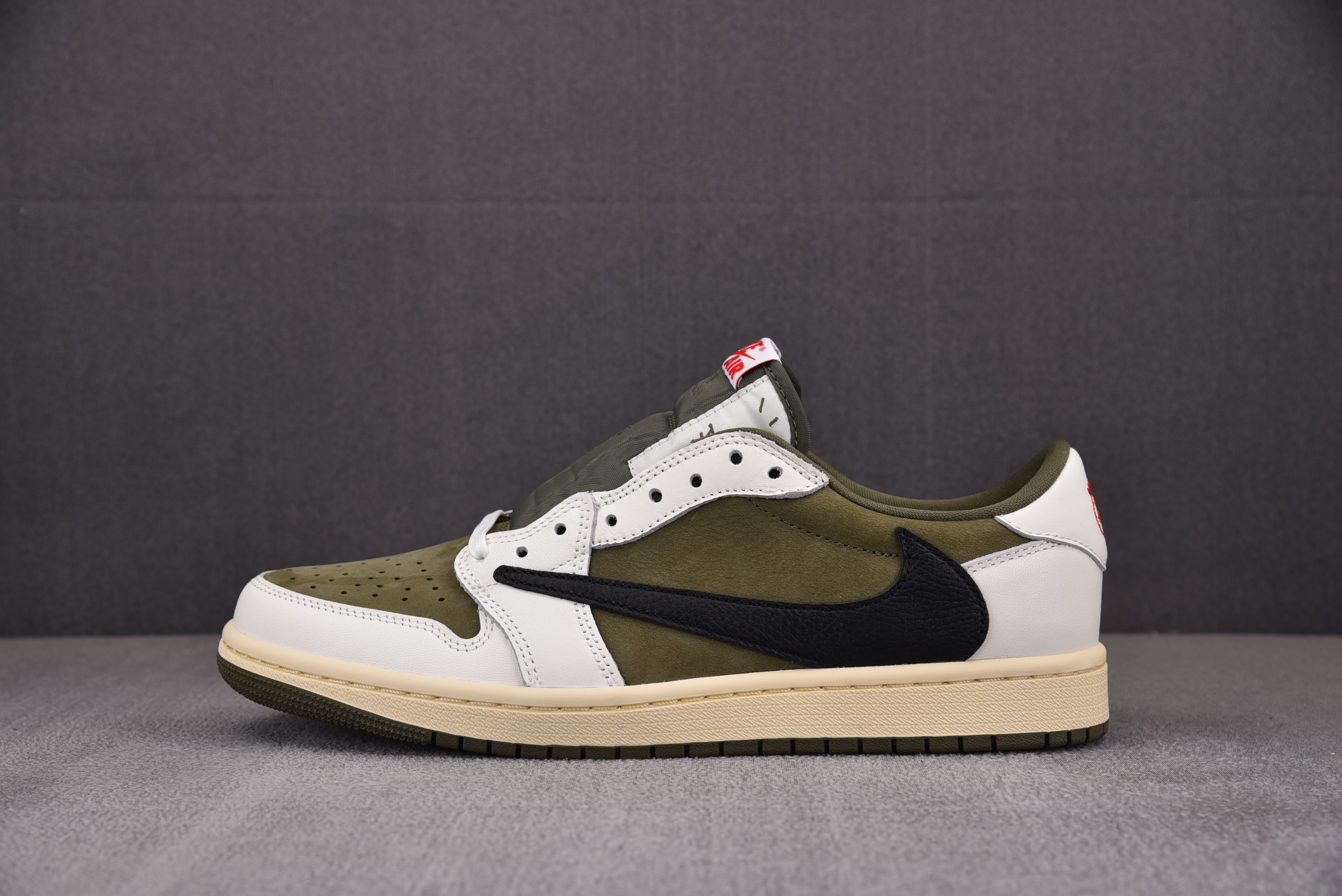 【FK】Travis Scott x Air Jordan 1 Low OG“Medium Olive”米绿 DM7866-200