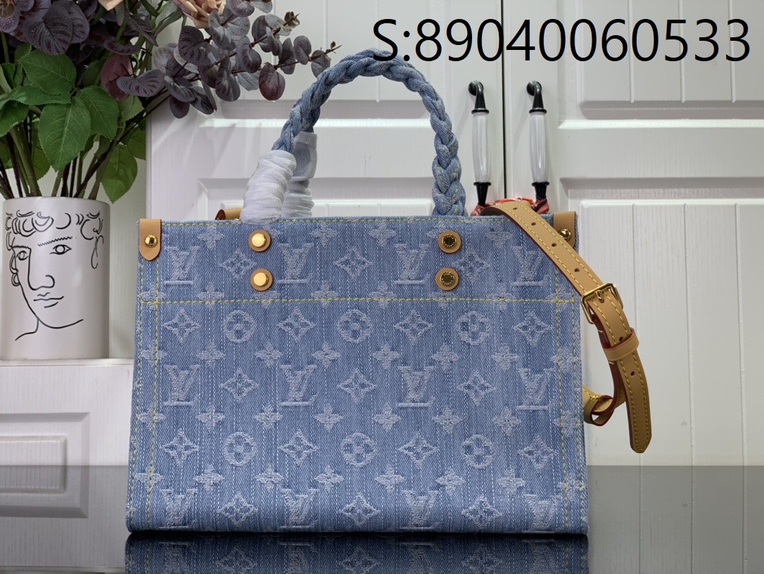 [88factory] 루이비통 렛 고 PM 데님 M24897 28*23*10.5cm LOUIS VUITTON