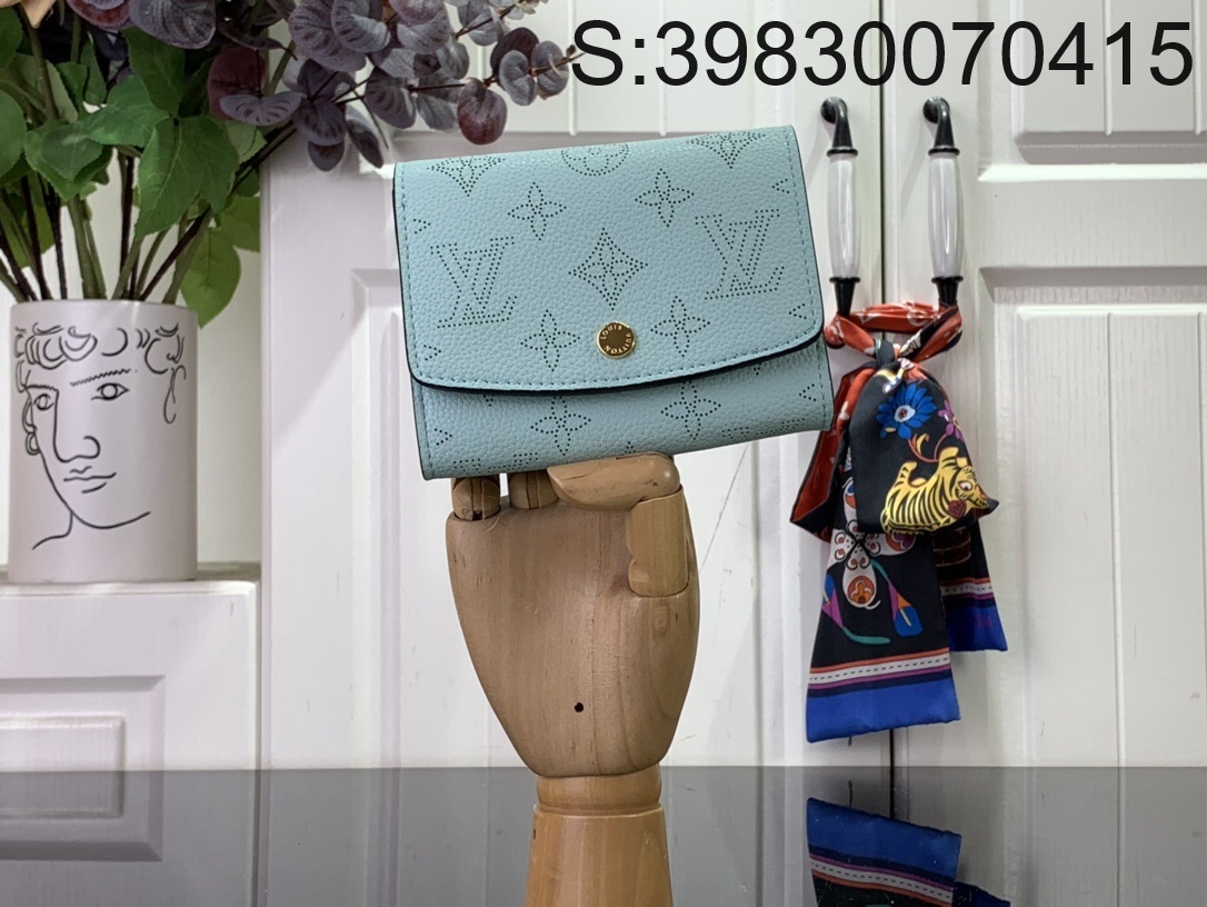 [88factory] 루이비통 아이리스 컴팩트 월릿 스카이 블루 M62542 12*9.5*3cm