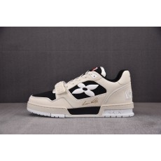 【BQ】LOUIS VUITTON Trainer 米黑 루이비통