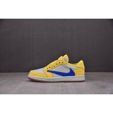 【Y3 KIDS】TS x Air Jordan 1 Retro Low OG 黄蓝 DZ5909-700