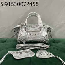 [dxg] 발렌시아가 네오 카골 XS 핸드백 스몰 26cm 실버 