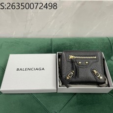 [dxg] 발렌시아가 양가죽 동전 반지갑 12*10*3cm 블랙 (1) balenciaga