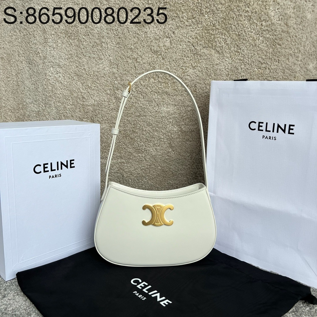 JXG 셀린느 미디엄 틸리 백 23*13*4cm 115703 아이보리 