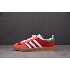 【TOP】AD Originals Gazelle Indoor 红白绿 IF9641 아디다스