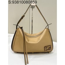 [니콜] 펜디 심플리 레더 숄더백 33*5*20cm 라이트 브라운 Fendi