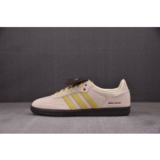 【PK】Wales Bonner x AD Originals Samba Nubuck 白棕黄 ID0217 아디다스