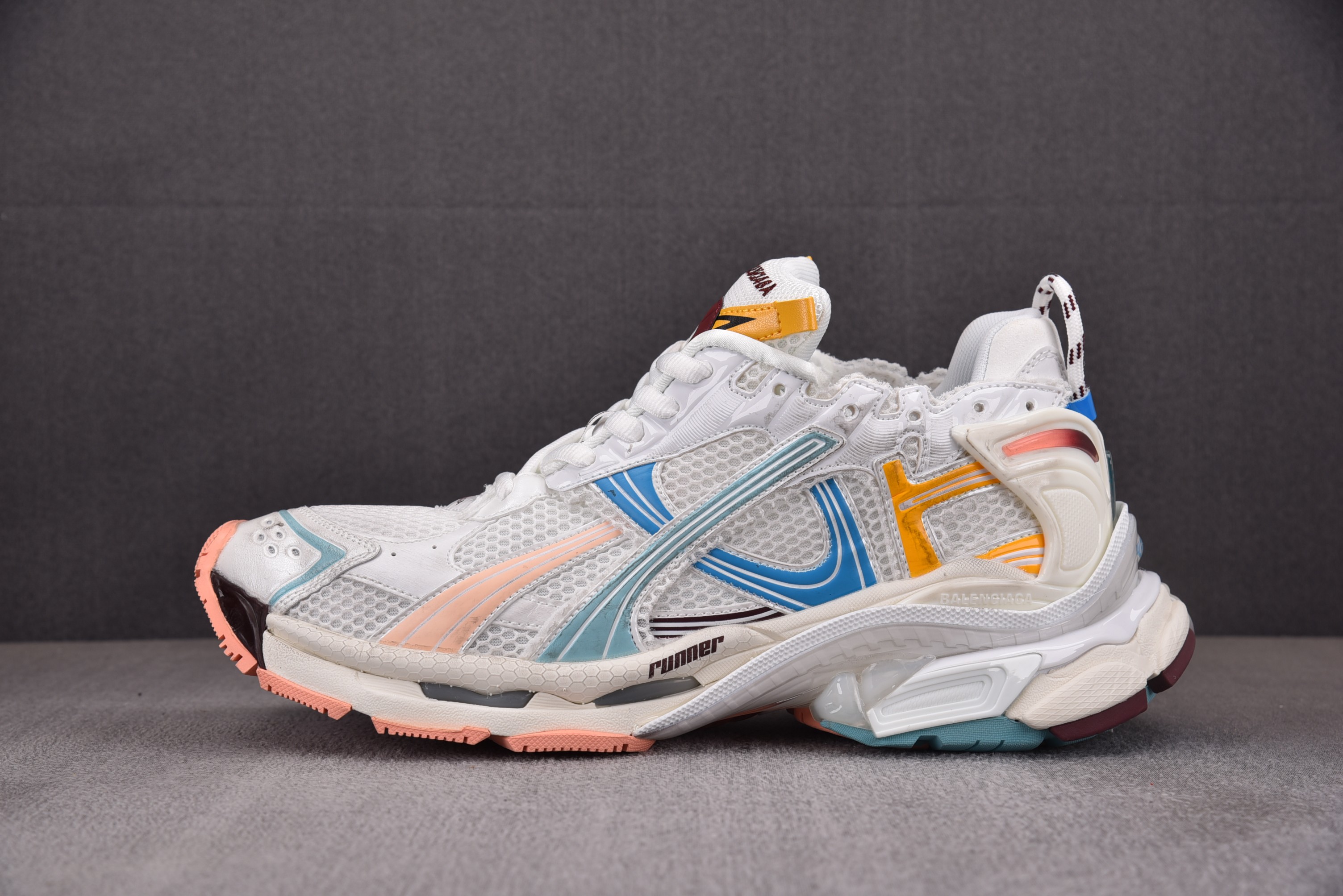 【I8】Balenciaga Runner 白蓝橙