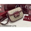 [JHL] 구찌 홀스빗 1955 GG로고 이음 숄더백 815205 20.5*14*5cm 와인 Gucci