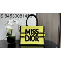 [JHL] 디올 MISS DIOR 양색 북 토트백 36.6*27*16.5cm 옐로우