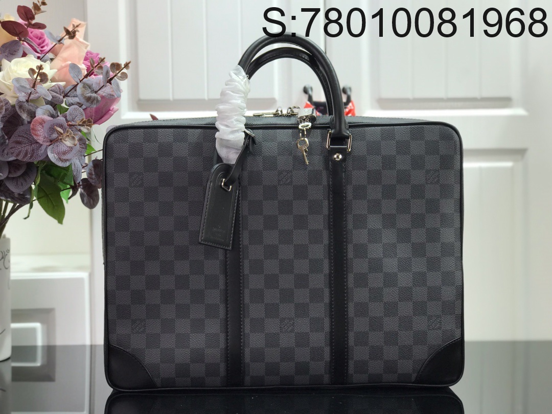 [88factory] 루이비통 다미에 다큐먼트 토트백 N41125 41*31*7cm 블랙 LOUIS VUITTON