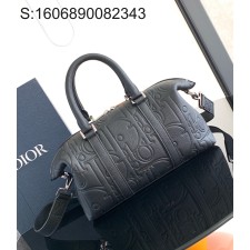 [JHL] 디올 위켄더 디올 그래비디 레더 그레인드 카프스킨 블랙 31*18*12cm 
