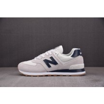 【纯原】New Balance 574 White Navy Gum 米白蓝 ML574TF2