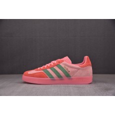 【纯原】Ad Gazelle Indoor Semi Pink Spark Preloved Scarlet 粉绿 IG6782