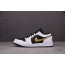 【CJ】Air Jordan 1 Low White Black Metallic Gold Swoosh 白黑金 553558-172