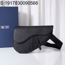 [JHL] 디올 새들백 그레인드 카프스킨 쏘 블랙 19*26*4.5cm 