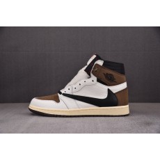 【LW】Air Jordan 1 Retro High OG SP Travis Scott Mocha 2.0 白深棕 CD4487-100