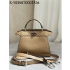 [니콜] 펜디 피카부 I See U 쁘띠 핸들백 라이트 브라운 20*11*15cm Fendi