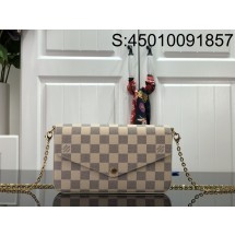 [88factory] 루이비통 아주르 포쉐트 펠리시 M63106 21*12*3cm 화이트 LOUIS VUITTON