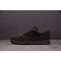 【LW】Air Jordan 1 Retro Low OG SP Travis Scott Velvet Brown 黑棕 DM7866-202