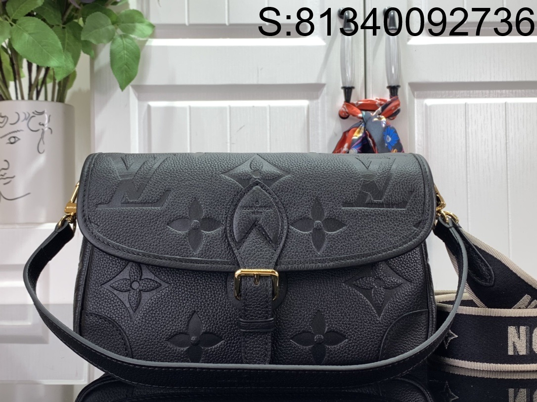 [88factory] 루이비통 다이앤 모노그램 앙프렝뜨 크로스백 블랙 M46386 23*16*8.5cm LOUIS VUITTON