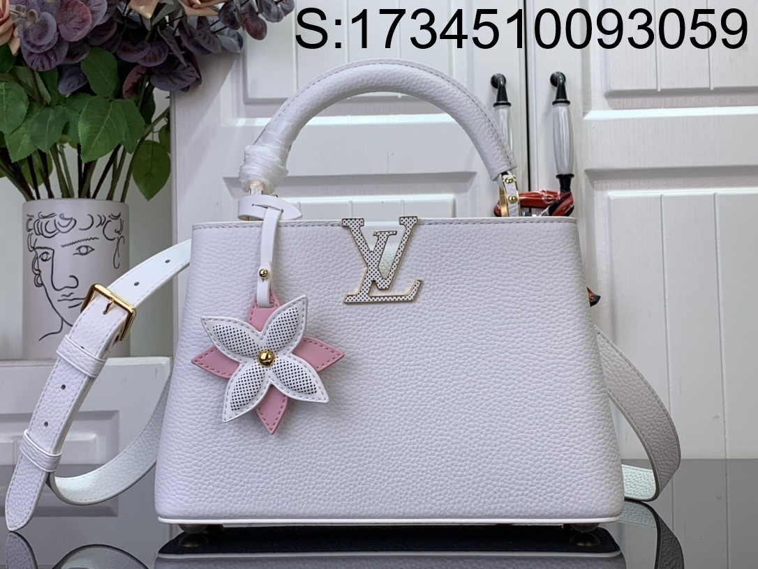 [88factory] 루이비통 프라워 카퓌신 BB M21303 17.3*9*27cm 화이트