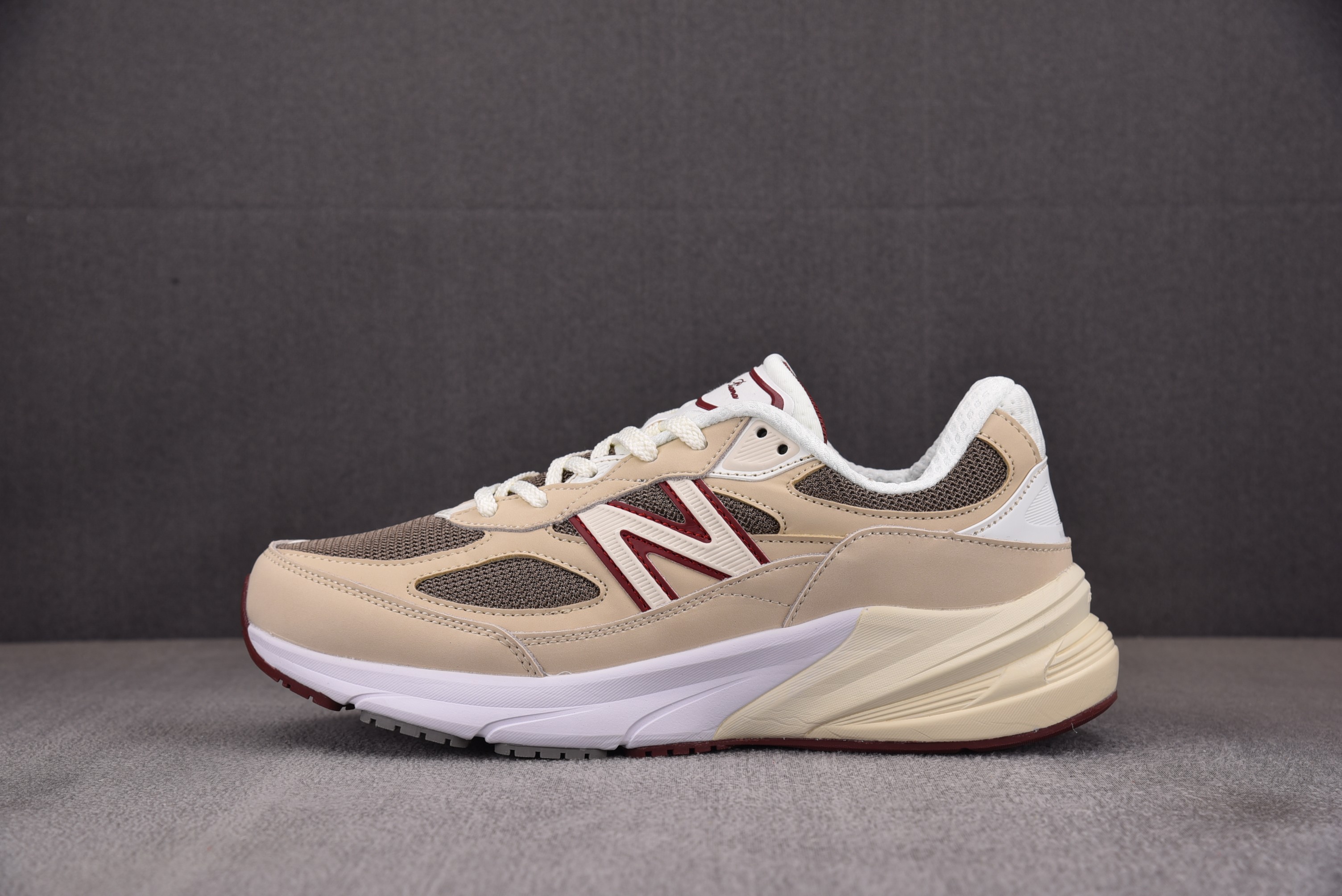 【纯原】New Balance 990v6 MiUSA Loro Piana 米白 U990LO6