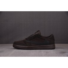 【LJR】Air Jordan 1 Retro Low OG SP Travis Scott Velvet Brown 黑棕 DM7866-202