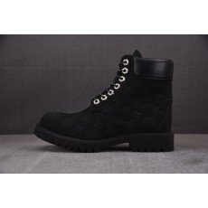 【BQ】Louis Vuitton Timberland 6 Ankle Boot Black Monogram 黑色字母 루이비통