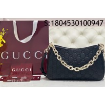 [JHL] 구찌 GG 엠블럼 숄더백 815263 29*17*10cm 블랙 Gucci