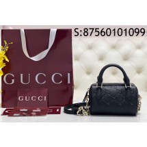 [JHL] 구찌 GG 엠블럼 슈퍼 핸드백 815256 16.5*10*8cm 블랙 Gucci