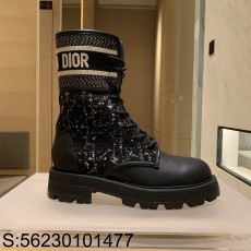 [QR 5009] 디올 크리스찬 디올 까나쥬 부츠 블랙 Dior