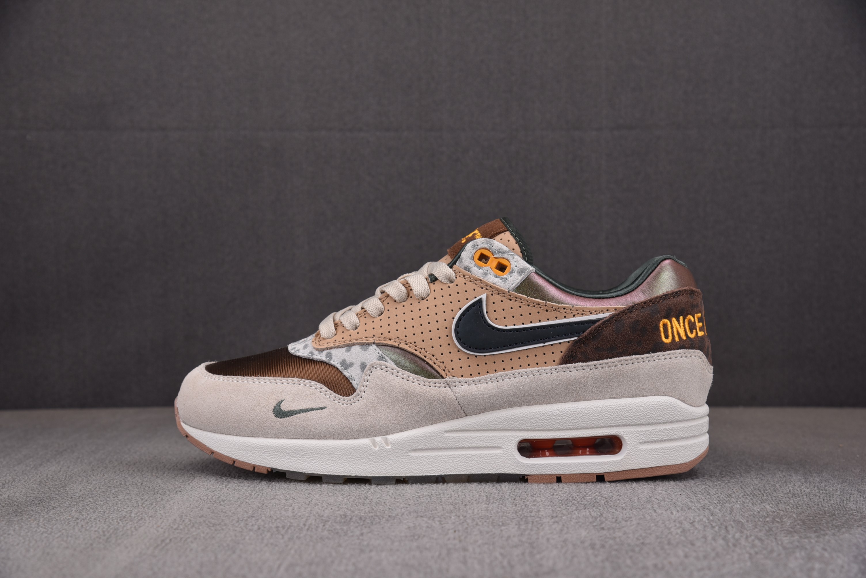 【OWF】NK Air Max 1 '87 Premium University of Oregon PE 俄勒冈大学 棕褐色 HQ2640-200