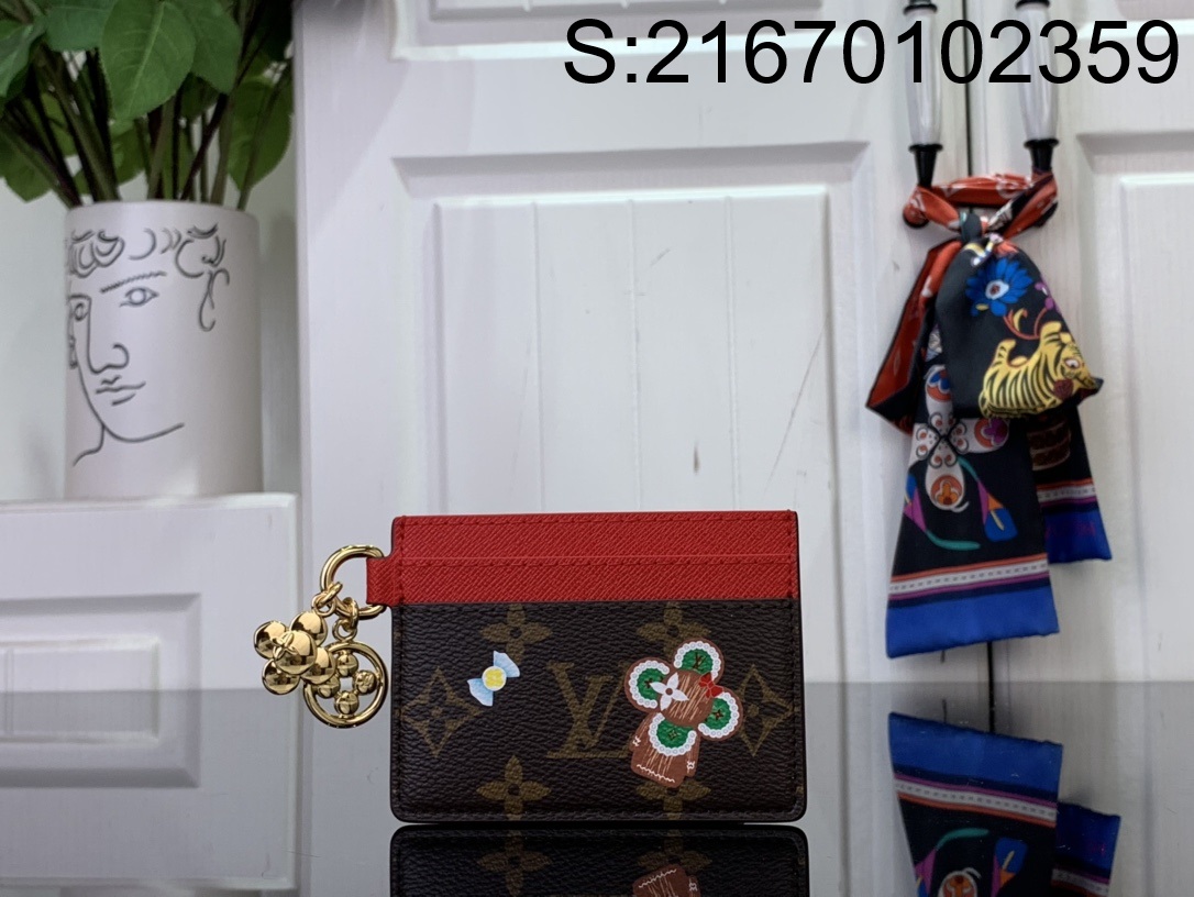 [88factory] 루이비통 LV CHARMS 비비엔 카드지갑 M12215 7.3*0.3*10.2cm