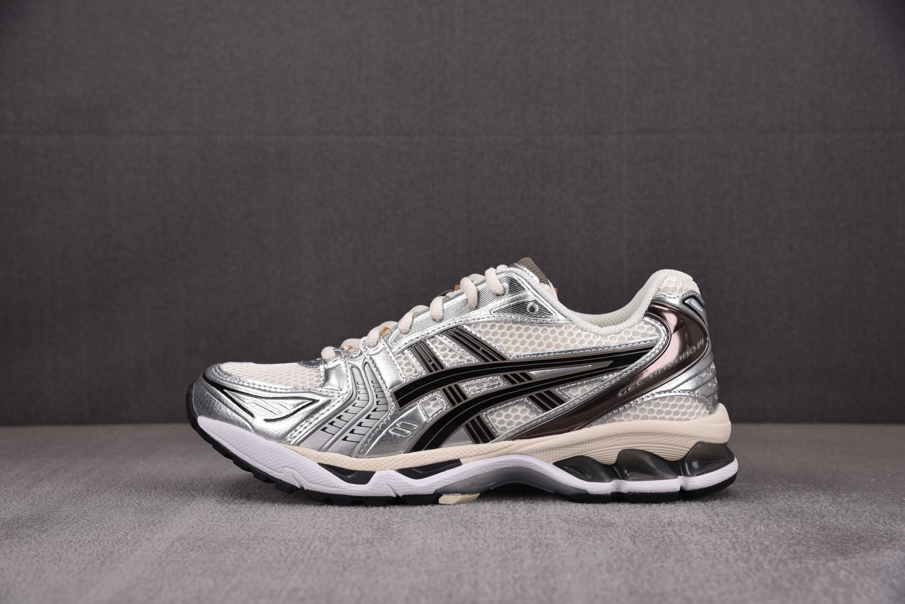 【ZH】ASICS Gel-Kayano 14 Cream Black Metallic Plum 银白李子色 1201A019-108