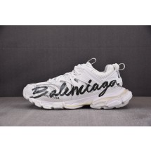 【VG】Balenciaga Track Signature 白色 黑字涂鸦