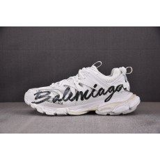 【VG】Balenciaga Track Signature 白色 黑字涂鸦 발렌시아가