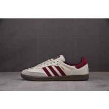 【TOP】AD Samba OG Putty Grey Maroon 泥灰红 ID1482 아디다스