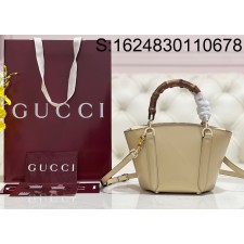 [JHL] 구찌 뱀부 탑 핸들백 토트백 805832 27*14*11.5cm 크림 Gucci