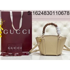 [JHL] 구찌 뱀부 탑 핸들백 토트백 805832 27*14*11.5cm 크림 Gucci