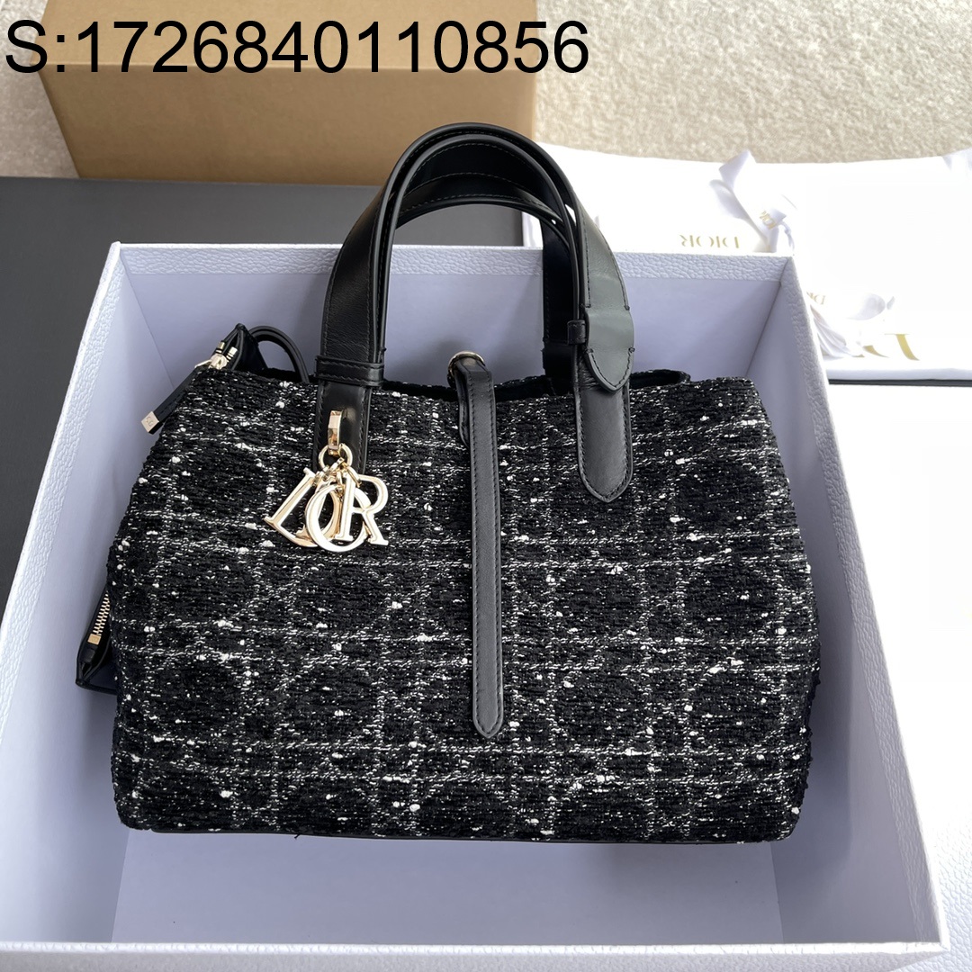 [JHL] 디올 뚜주흐 토트백 미듐 M2821 28.5*21.5*17cm 블랙 Dior