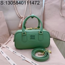 [JHL] 미우미우 레더 아르카디 토트백 5BB142 22*10.5*7.5cm 그린 miumiu