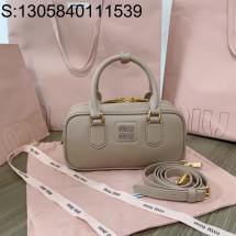 [JHL] 미우미우 레더 아르카디 토트백 5BB142 22*10.5*7.5cm 스톤 miumiu