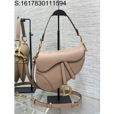 [JHL] 디올 금장 CD 새들백 24*6*18cm 누드 라지 Dior