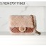 [JD] 샤넬 24K CF 양털 숄더백 브라운 스몰 12*18*6cm CHANEL