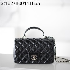 [JD] 샤넬 뉴미니 페이던트 탑핸들 크로스백 블랙 12*20*6cm CHANEL