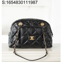 [JD] 샤넬 24A 금장 볼링백 라지 21*33*14.5cm 블랙 CHANEL